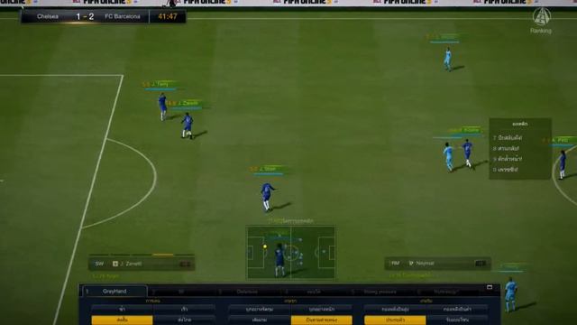 Chelsea VS FC Barcelona Manager Match FIFA ONLINE 3 Gameplay смотреть онлайн