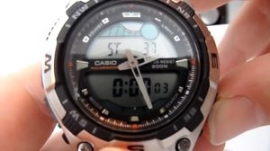 Casio AQW 100 Tide Graph Watch