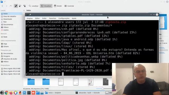 Tar, rar e zip aprenda usar em Linux смотреть онлайн
