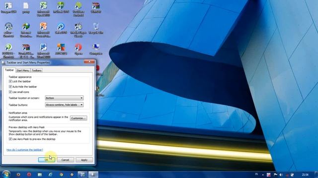 cara menghilangkan otomatis taskbar windows 7 смотреть онлайн