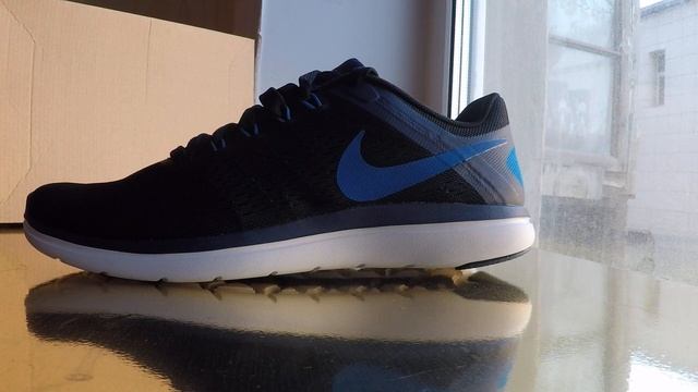 Кроссовки мужские Nike Flex 2016 RN синие смотреть онлайн