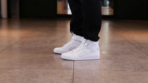 Adidas Forum Mid White (FY4975)  Onfeet Review | sneakers.by