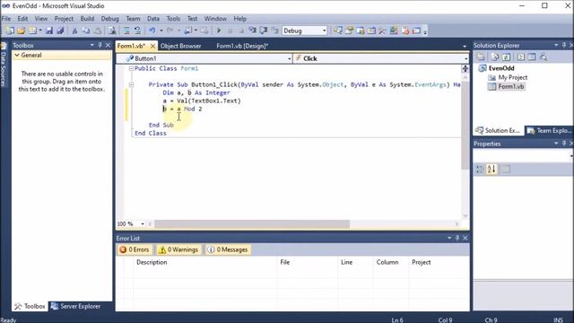 P18 | Windows Application to Find Even or Odd Number using Select Case | .Net смотреть онлайн
