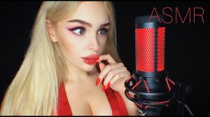 АСМР Триггеры на Микрофон HYPERX QUADCAST 😍/ ASMR Red Triggers ❤ / NEW mic test