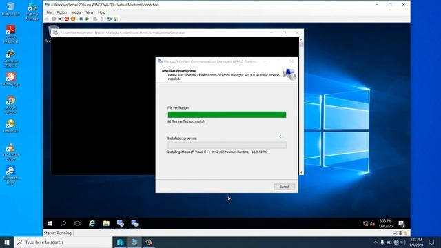 Install Microsoft Unified communications API 4 for exchange server 2016 CU 15 on server 2016 part 4 смотреть онлайн