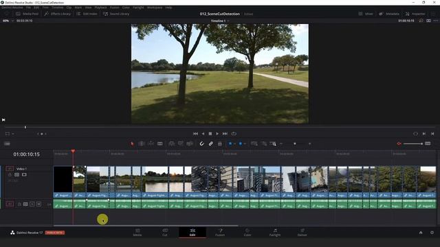New Fast Method to Use Scene Cut Detection in DaVinci Resolve 17 Studio смотреть онлайн