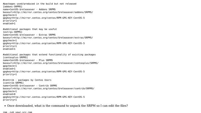 DevOps & SysAdmins: Building official SRPMs in CentOS. All the steps (2 Solutions!!) смотреть онлайн
