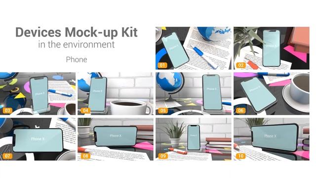 iPhone (Devices Mock-up Kit in Environment) смотреть онлайн