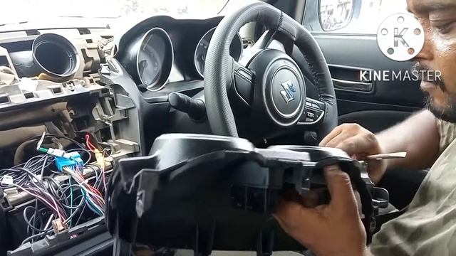 How to open Maruti Swift AC vent ?AC Vent Replace Maruti Suzuki New Swift ,कार एसी vent कैसे बदले? смотреть онлайн