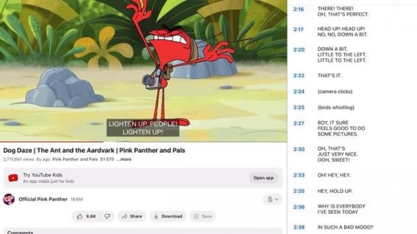 The ant and the aardvark marathon  pink panther and pals