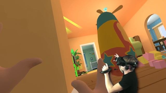 Breaking in NEW Hello Neighbor BASEMENT in BABY'S HOUSE!?!! (Baby Hands VR Hello Neighbor) смотреть онлайн