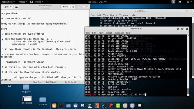 how to change mac address in Kali Linux 2.0 using MacChanger смотреть онлайн