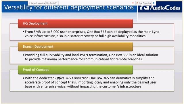 WEBINAR: Together. Shaping the Future. Introduction AudioCodes OneBox 365. смотреть онлайн