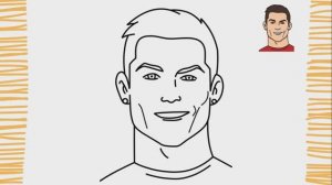 Как нарисовать портрет Криштиану Роналду