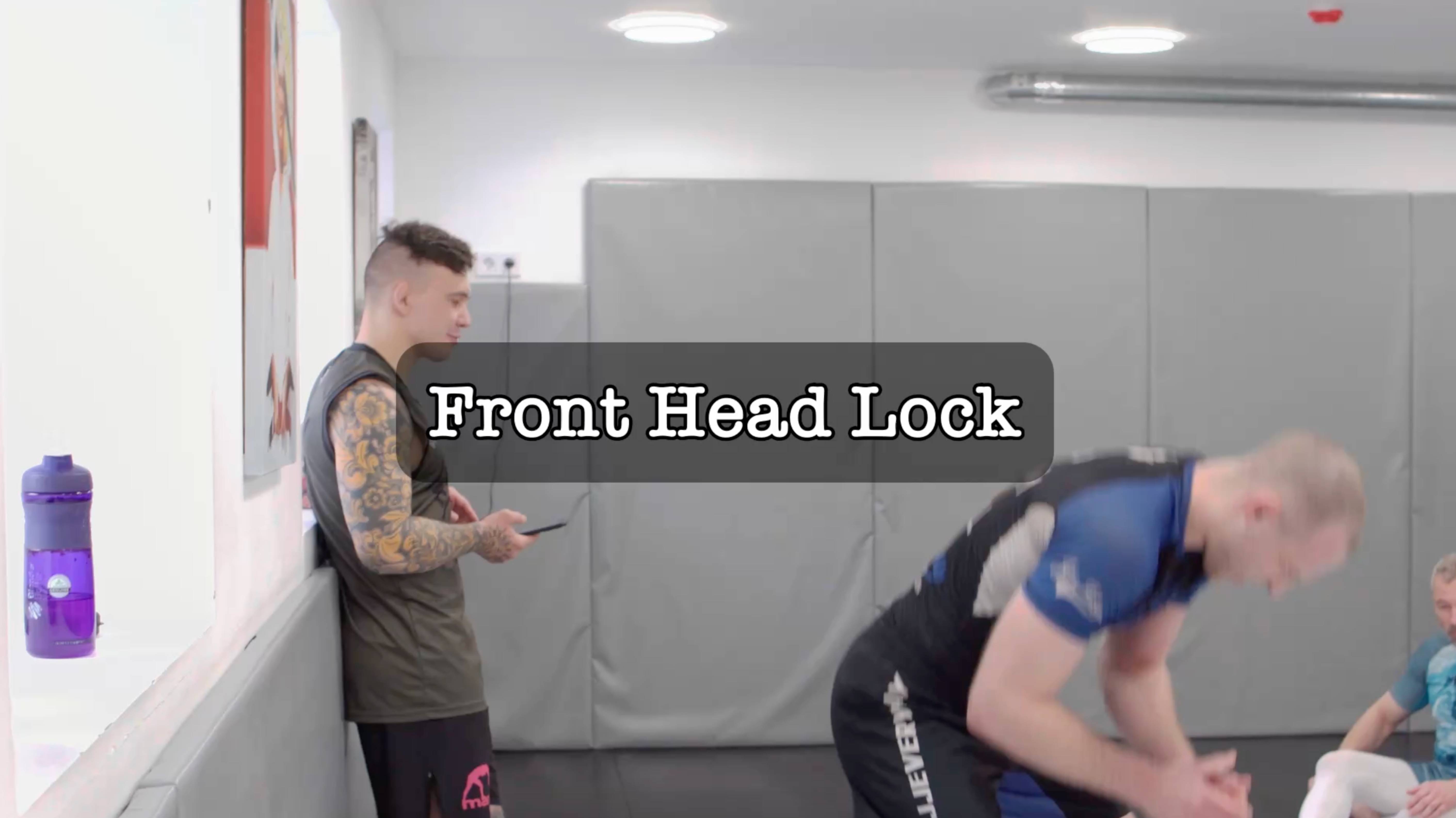 front head lock - отработка смотреть онлайн