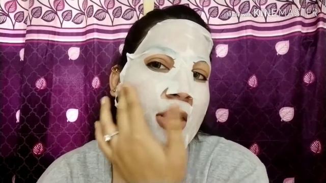 15 min glowing pinkish face with Garnier Skin Naturals Sakura White Serum Mask смотреть онлайн