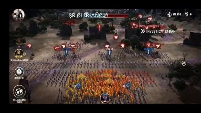 Dawn of titan - Cerberus ( titan antigo ) X Segunga ( titan novo ) passando rápido e fácil!!! смотреть онлайн