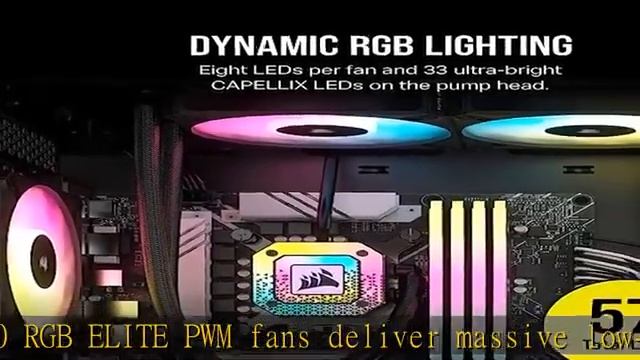 Corsair ICUE H170i Elite CAPELLIX XT Liquid CPU Cooler - Three AF140 RGB Elite Fans - 420mm Radiato