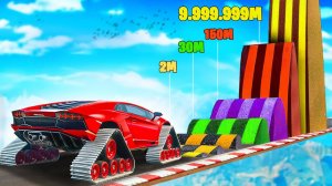 Как далеко сможет проехать Тачка по лежачим полицейским в ГТА 5 Онлайн (GTA 5 Online)