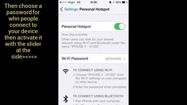 Iphone4 Personal Hotspot Activation смотреть онлайн