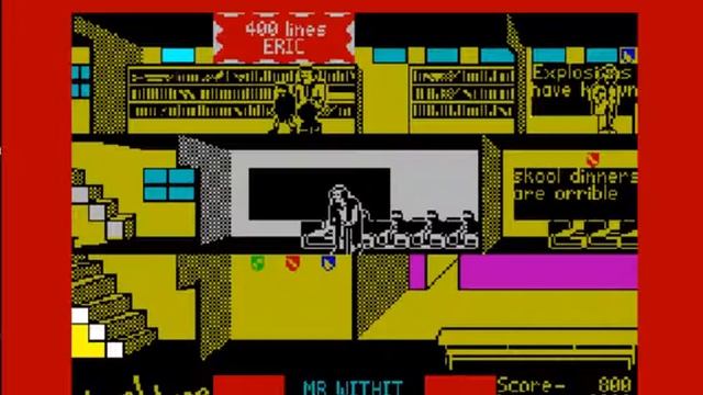 Skool Daze - Sinclair ZX Spectrum - kjspeccy emulator смотреть онлайн