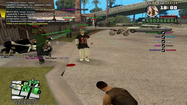 The Grove Street Family vs The Ballas Gang смотреть онлайн