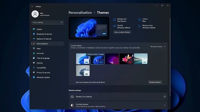 How to Enable Dark Mode on Windows 11 | Windows 11 Dark Themes in Hindi смотреть онлайн
