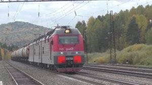 Поезда России (осенний сборник поездов 25в1) | Железная дорога в Сибири