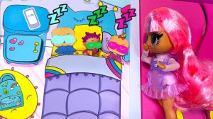ЗАБЫЛА СЕСТРУ В БУМАЖНОМ ДОМИКЕ😱😱 Куклы ЛОЛ сюрприз Смешные МУЛЬТИКИ Даринелка