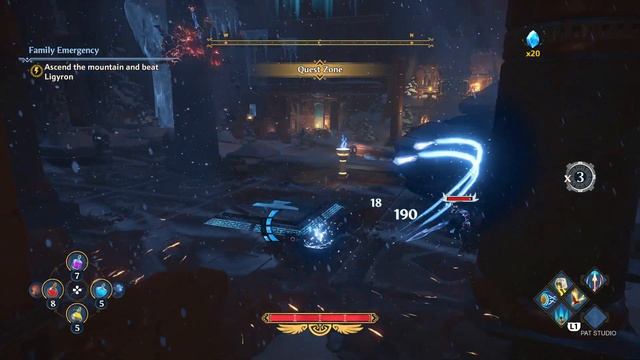 FAMILY EMERGENCY ASCEND THE MOUNTAIN AND BEAT LIGYRON IMMORTALS FENYX RISING GAMEPLAY PART 28 смотреть онлайн