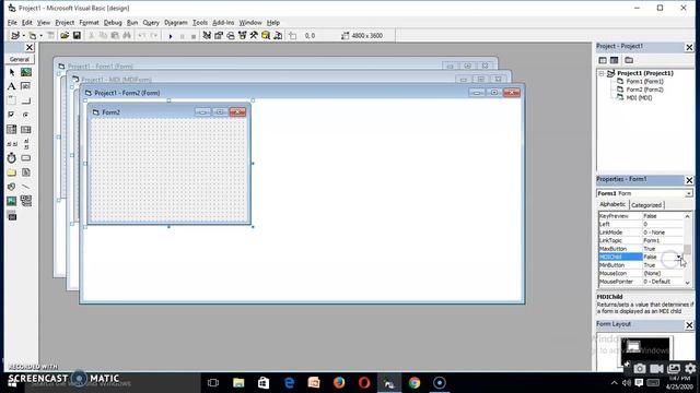 MDI Form in Visual Basic 6 0 смотреть онлайн