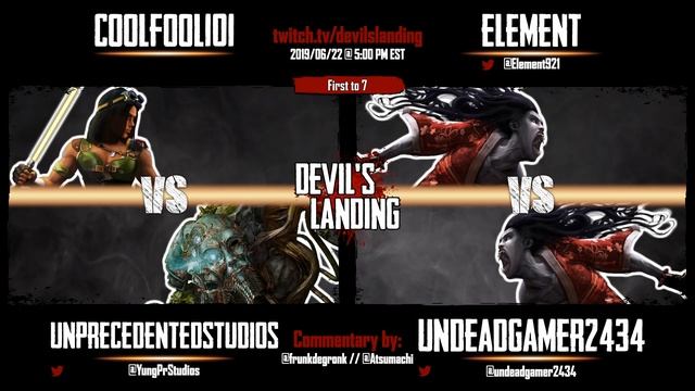 Devil's Landing Week 5 - CoolFool1O1 Vs UnprecedentedStudios / Element Vs Undeadgamer2434