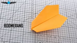 Как сделать бумажный самолет Boomerang - всегда возвращается к вам!