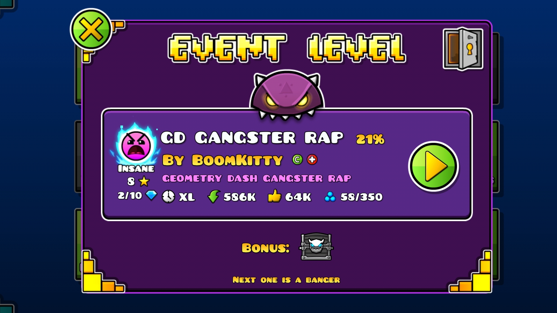 GD gangster rap, новый event! В geometry dash смотреть онлайн