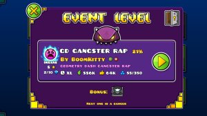 GD gangster rap, новый event! В geometry dash