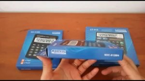 Review dan tes produk...Calculator paling laris CITIZEN SDC-812BN & CT-52.@TipaChannel