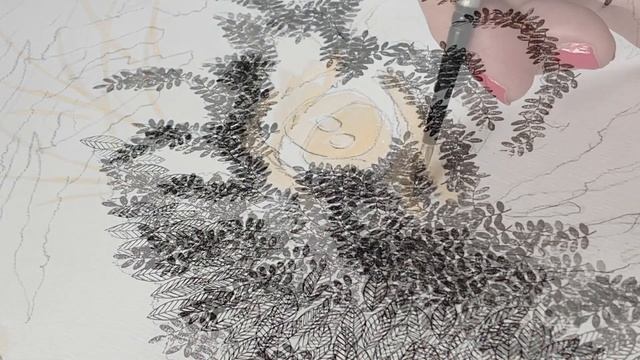 How to draw a huge tiger with tiny rubber stamps (Endangered Species Day) смотреть онлайн