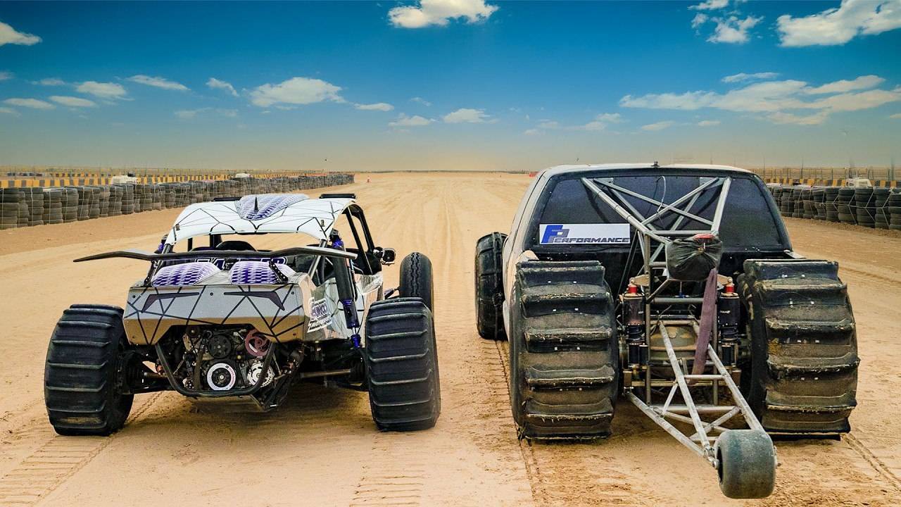 Заезд по песку： 4000 л.с и V8 смотреть онлайн