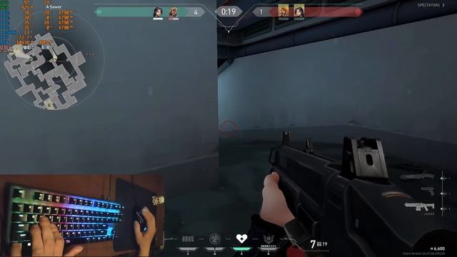 Valorant: Sage Full Gameplay: Keyboard and Mouse Cam (Keyboard Sounds) - UHD 630 смотреть онлайн