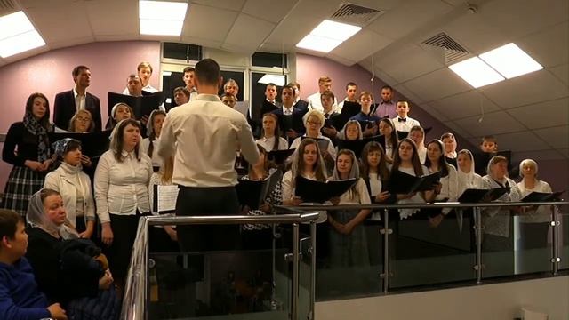 Упала слеза — сводный хор ц. Гефсимания смотреть онлайн