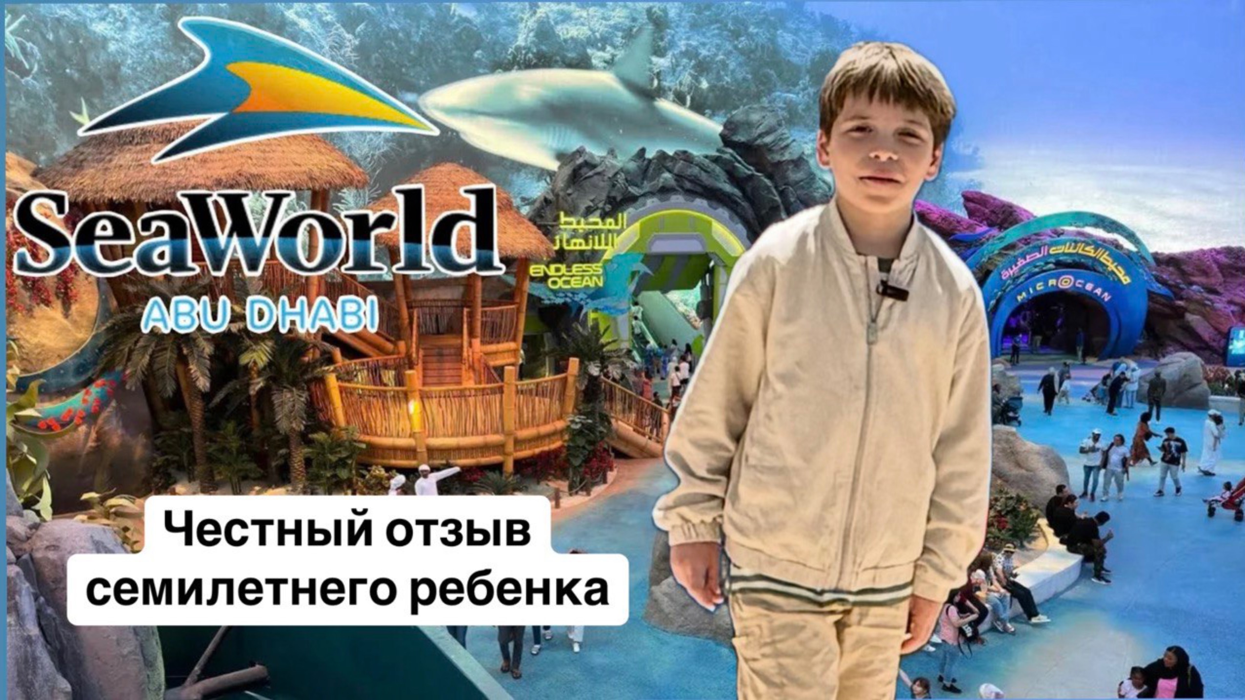 Парк Sea World Abu Dhabi. Океанариум в Абу Даби на острове Яс (Yas Island). смотреть онлайн
