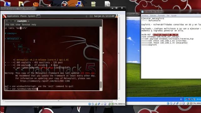 Metasploit Acceso Remoto a Windows XP смотреть онлайн