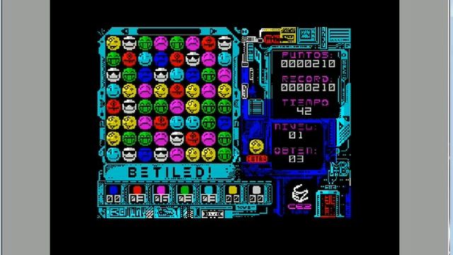 BeTiled - ZX Spectrum - emulador ZXSpin 0.666 - probado en Windows 7 x64 смотреть онлайн