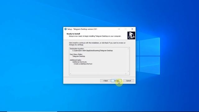 How to Download / Install TELEGRAM in Windows 10 Desktop смотреть онлайн