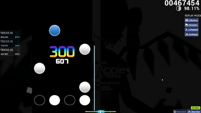 Bad Apple but in Osu!Mania смотреть онлайн