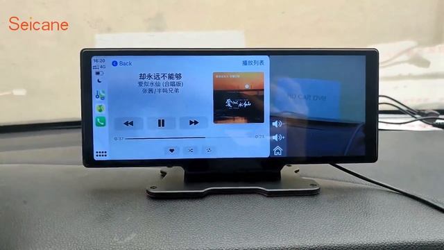 Best Touch Screen Carplay Dash Cam to Any Car смотреть онлайн