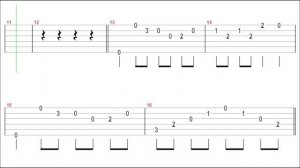 Rainbow - Rainbow Eyes (Slow) Guitar Solo Tab+BackingTrack
