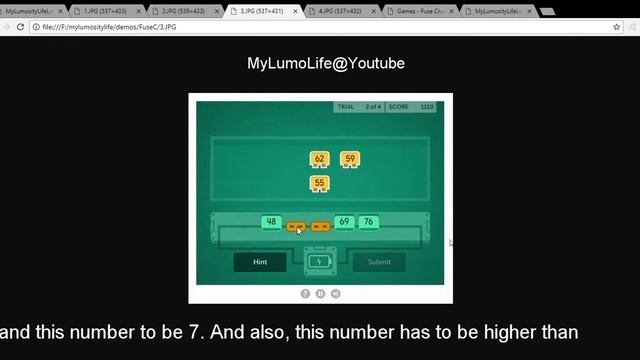 How to play - Lumosity Fuse Clues - MyLumoLife смотреть онлайн