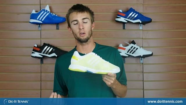 Adidas Barricade 8 Women's by Stella McCartney (White/ Light Green) смотреть онлайн