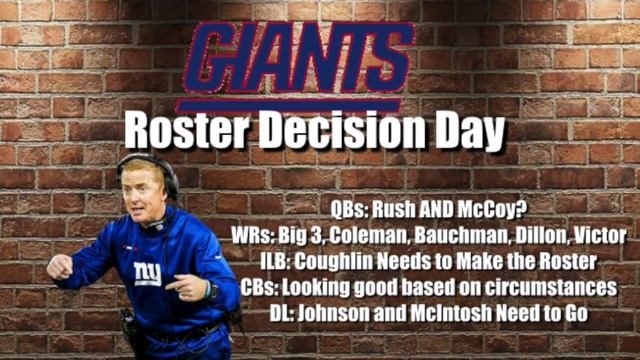Giants FAN Makes His Roster Predictions Based on Training Camp Highlights... (315) смотреть онлайн